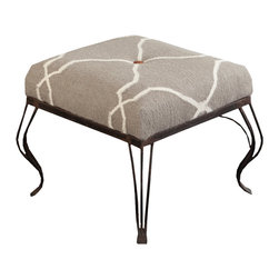 Surya Furniture- (FL-1164) - Footstools And Ottomans