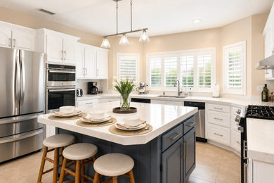 Inspiration for a transitional kitchen remodel in Santa Barbara