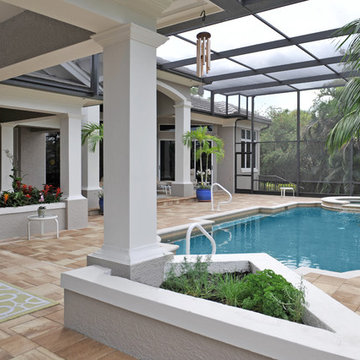 Pool Deck and Enclosure Remodel in Bonita Springs, FL