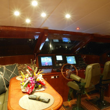 Yacht with Complete Media and Automation Design in Boca Raton and Palm Beach