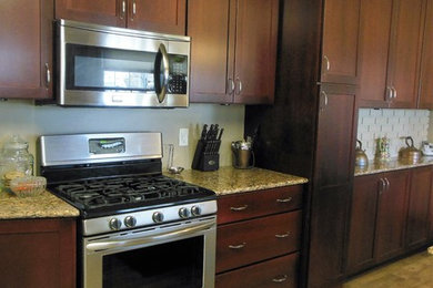 Inspiration for a transitional kitchen remodel in Other