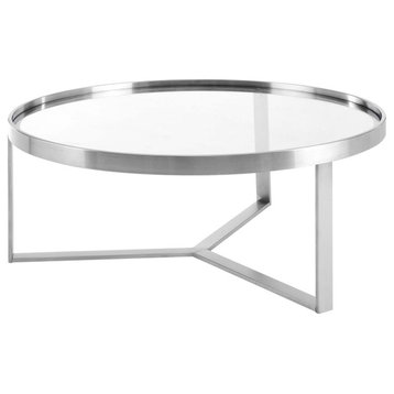 Relay Coffee Table, Silver