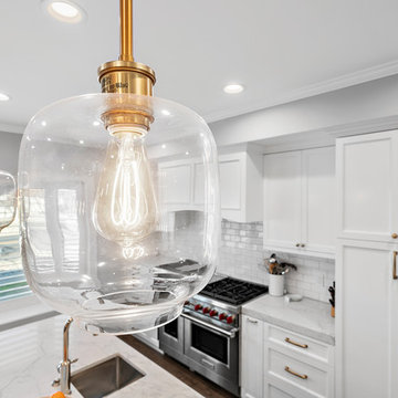 Transitional Style | Kitchen Living Laundry