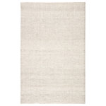 Jaipur Living - Jaipur Living Limon I-O Ivory Area Rug, 6'x9' - Contemporary and versatile, the eco-friendly Rebecca collection offers a sophisticated distressed solid design to high-traffic areas and outdoor spaces. The Limon area rug delivers a fresh accent to patios, kitchens, and dining rooms with its ultra-durable PET yarn hand-woven construction. The ivory and gray colorway lends a light and airy tone to any home.