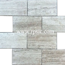 SW-80L SUBWAY SILVER CLOUDY 3X6 - Mosaic Tile
