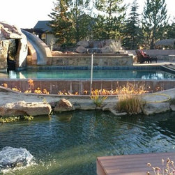 30' Linear Fire Feature Infinite Pool - Fire Pits