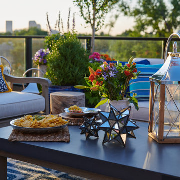 A Cherry Creek Rooftop Container Garden