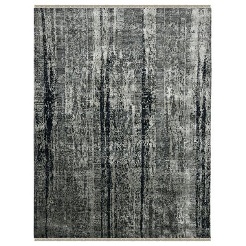 Zenith Taree Area Rug, Charcoal, 9'x12', Abstract