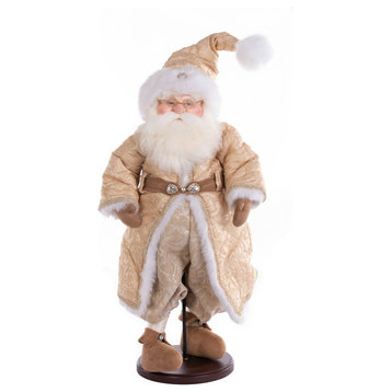 Vickerman 19" Rejoice Collection Santa Doll with Stand