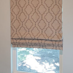 Flat and Hobbled Roman Shades - Products