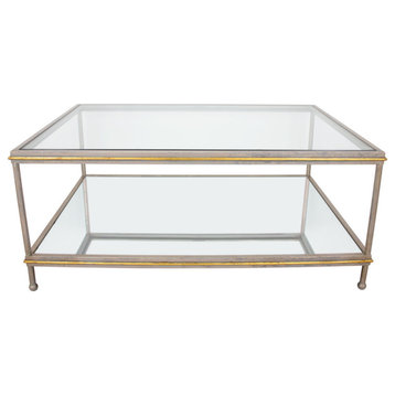 Adrius Champagne & Gold Coffee Table