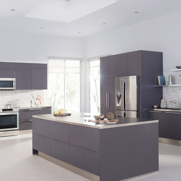 Mauve Samsung Kitchen