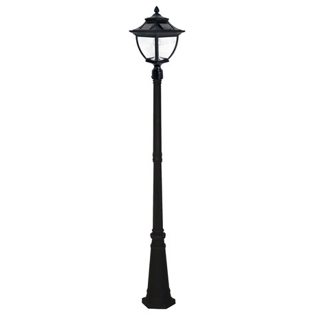 Pagoda Bulb Solar Lamp Post - Single Lamp