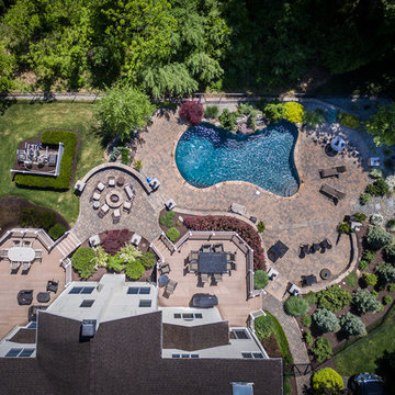 Chester NJ 2 Landscape Design & Construction + In Ground Pool / Spa / Waterfall