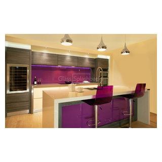 Glass Splashbacks in Kitchens - Modern - Kitchen - Belfast - by DIY ...