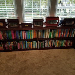 Holly Springs Home library - Display And Wall Shelves 