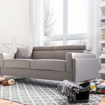 Modern Sofa-Bed Firenze by Pezzan USA | Made in Italy