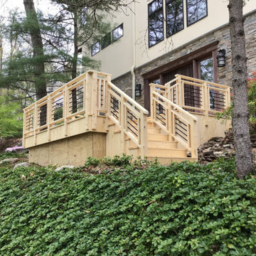 Custom Milled Alaska Yellow Cedar for Deck and Railing