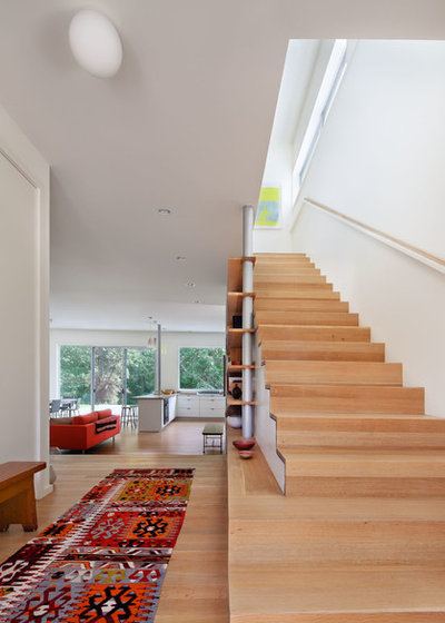 Contemporary Staircase by Stephen Moser Architect