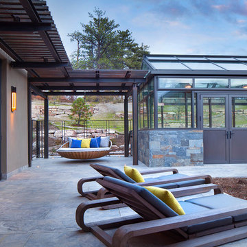 Perry Park Residence and Equestrian Facility - Patio