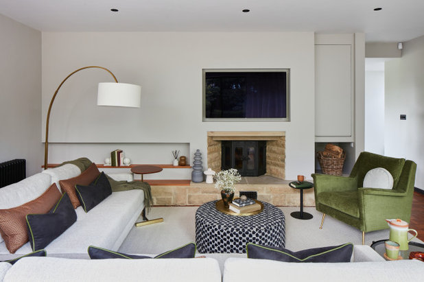 Midcentury Living Room by Muchmore Design