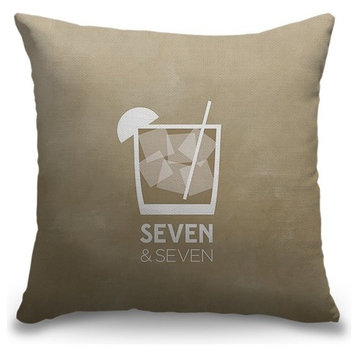 "Seven and Seven" Outdoor Pillow 20"x20"