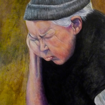 #30 Japanese lady 20" x24"