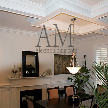 Classic stretch coffered ceiling, Oakville