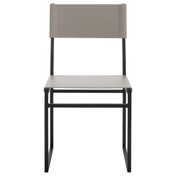 Safavieh Layne Dining Chair, Light Grey/Black