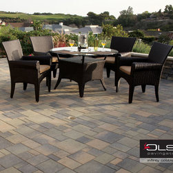 Infinity Cobble Flat Top Lemongrass - Outdoor Decor