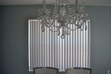 Inspiration for a contemporary dining room remodel in Miami