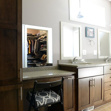 Crystal Cabinets- Contemporary Master Bath