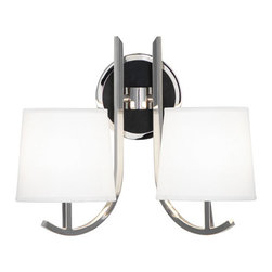 Robert Abbey Franceso Nickel with Black Leather Accent - Bar Carts