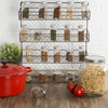 Double Wide 4 Row Chicken Wire Spice Rack