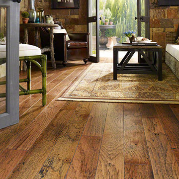 Shaw Rosedown Engineered Hickory Burnt Sugar