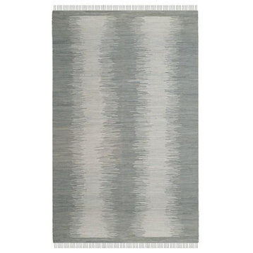 Safavieh Montauk Mtk718A Striped Rug, Gray, 6'0"x6'0" Square