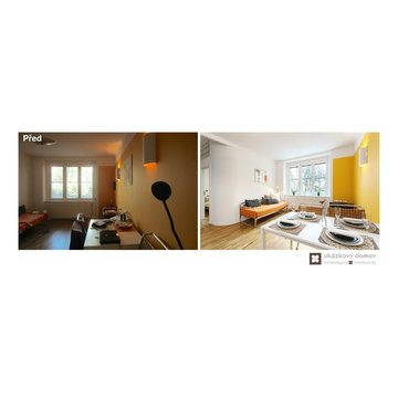 Home Staging of a small apartment in Prague Vinohrady, Czech Republic 2016