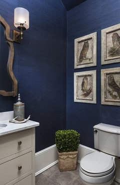 Windowless powder room, color? | Houzz Forum
