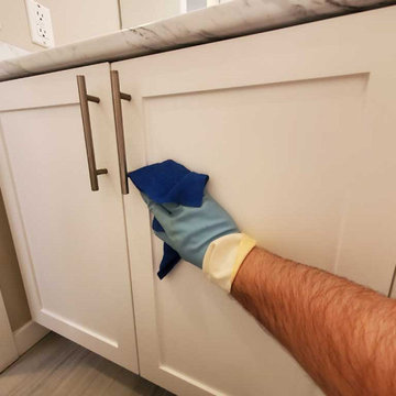 Move Out Deep Cleaning of a One bedroom plus Den Condo Located in Coquitlam BC C
