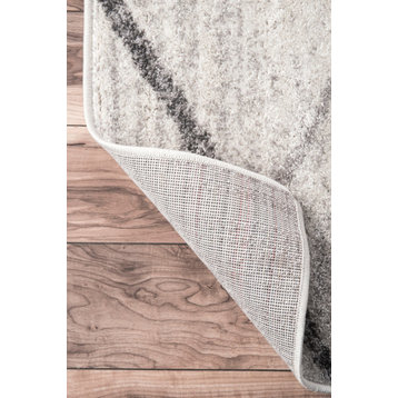 nuLOOM Thigpen Striped Contemporary Area Rug, Gray, 3'x5'