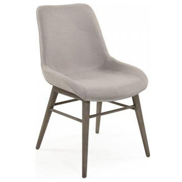 Dining Chair ZOLA Oyster Gray Beech Polyester Poly