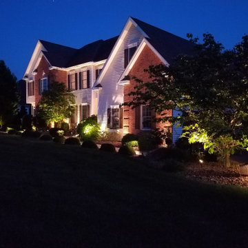 Landscape Lighting is a must have when your home looks like this