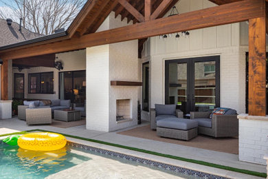 Inspiration for a patio remodel in Dallas