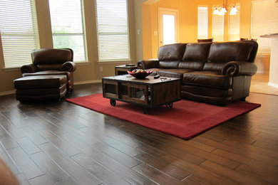 Inspiration for a timeless living room remodel in Dallas