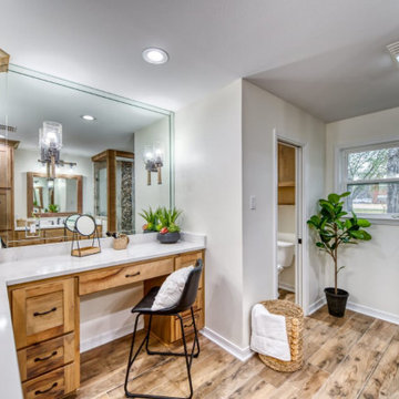 Rustic Master Bathroom Remodel