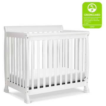 Kalani 4-in-1 Convertible Mini Crib, White