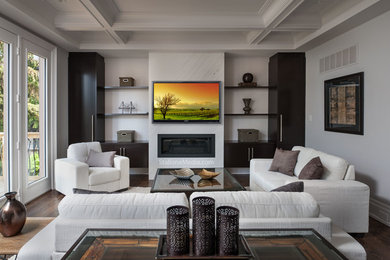Inspiration for a family room remodel in Toronto