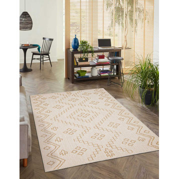 Caral Area Rug, Taupe, 6'3"x9'3"