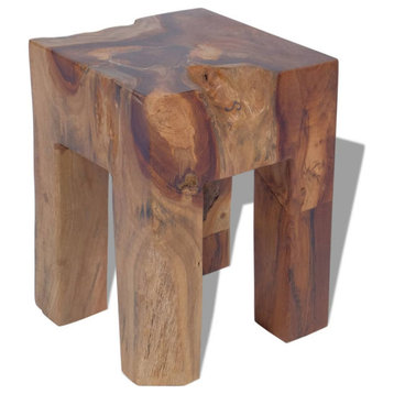 Vidaxl Stool Solid Teak Wood