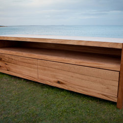 Johanna modern timber TV stand - Products